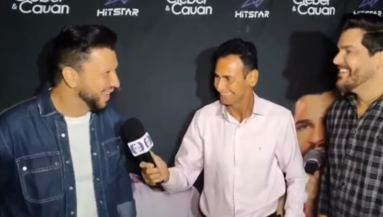 Repórter mudo do Mato Grosso faz dupla sertaneja Cléber e